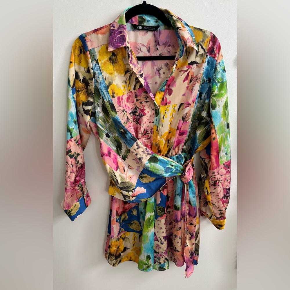 Zara Multicolor Floral Jumpsuit